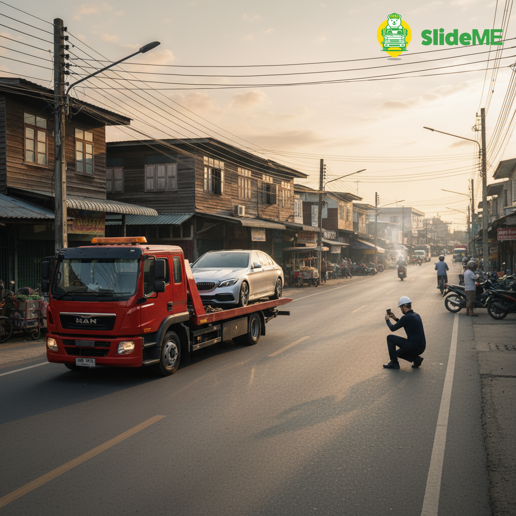 ระบบบริการตรวจสอบรถความมั่นใจใน SlideME