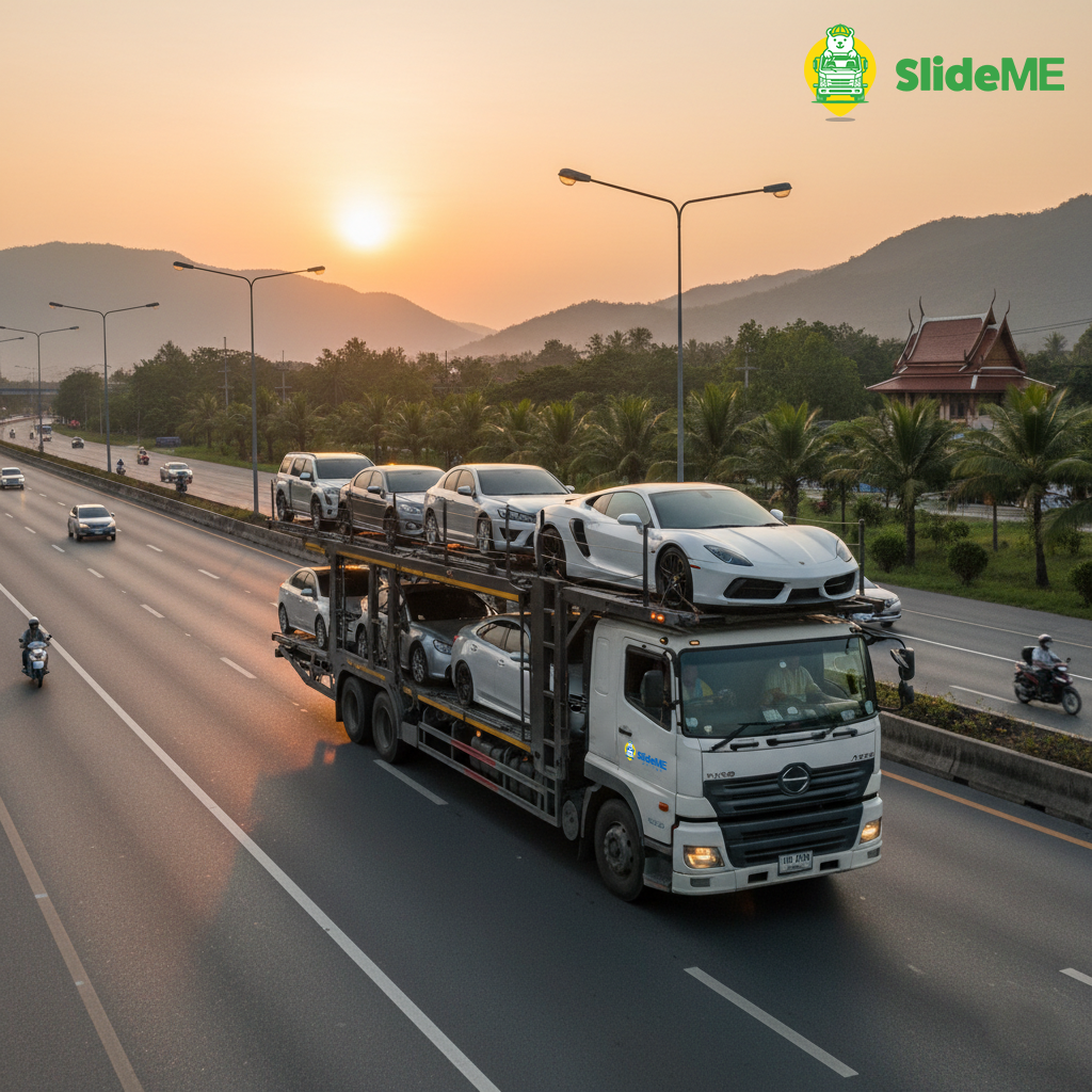 ขนส่งรถมือสอง ปลอดภัยด้วย SlideME